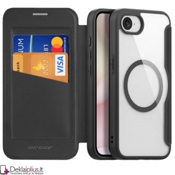 Dux Ducis Skin X Pro dirbtinos odos dėklas su magsafe (Apple Iphone 16e/Iphone 17e)
